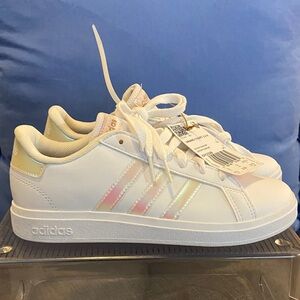 Adidas Kids White Sneakers Grand Court 2.0